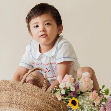 The Smocked Bloomer Set