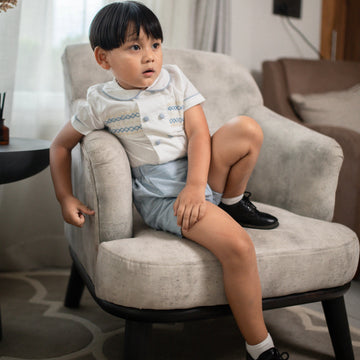 The Logan handsmocked set