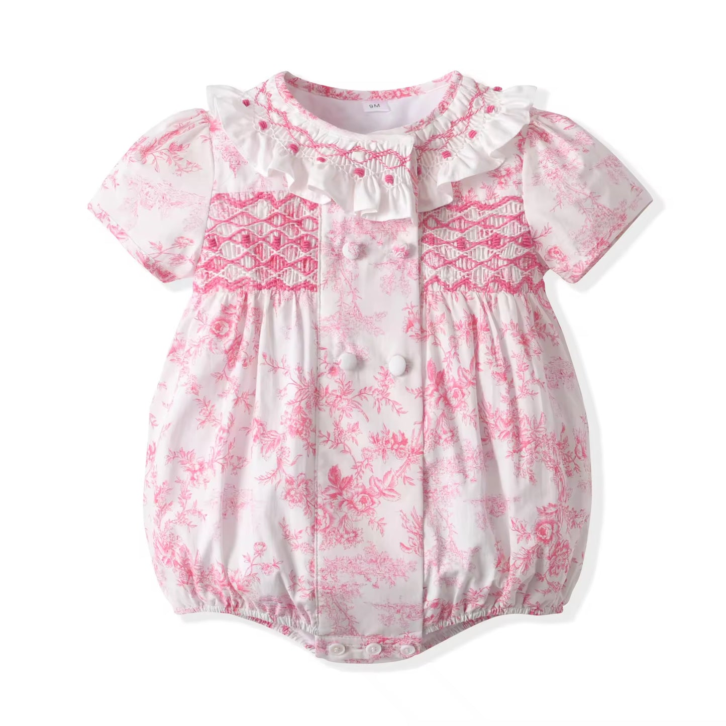 The Rosette Toile romper