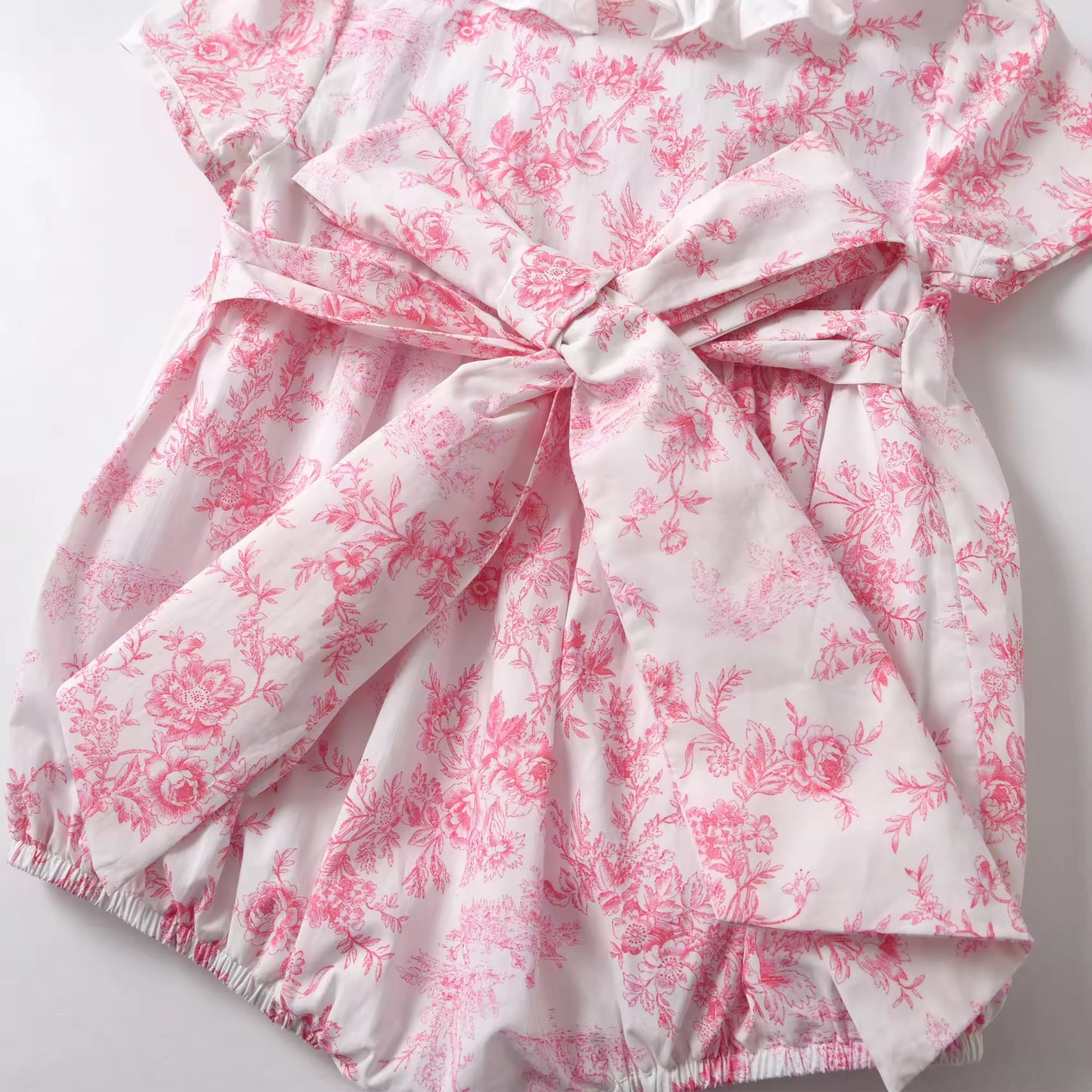 The Rosette Toile romper