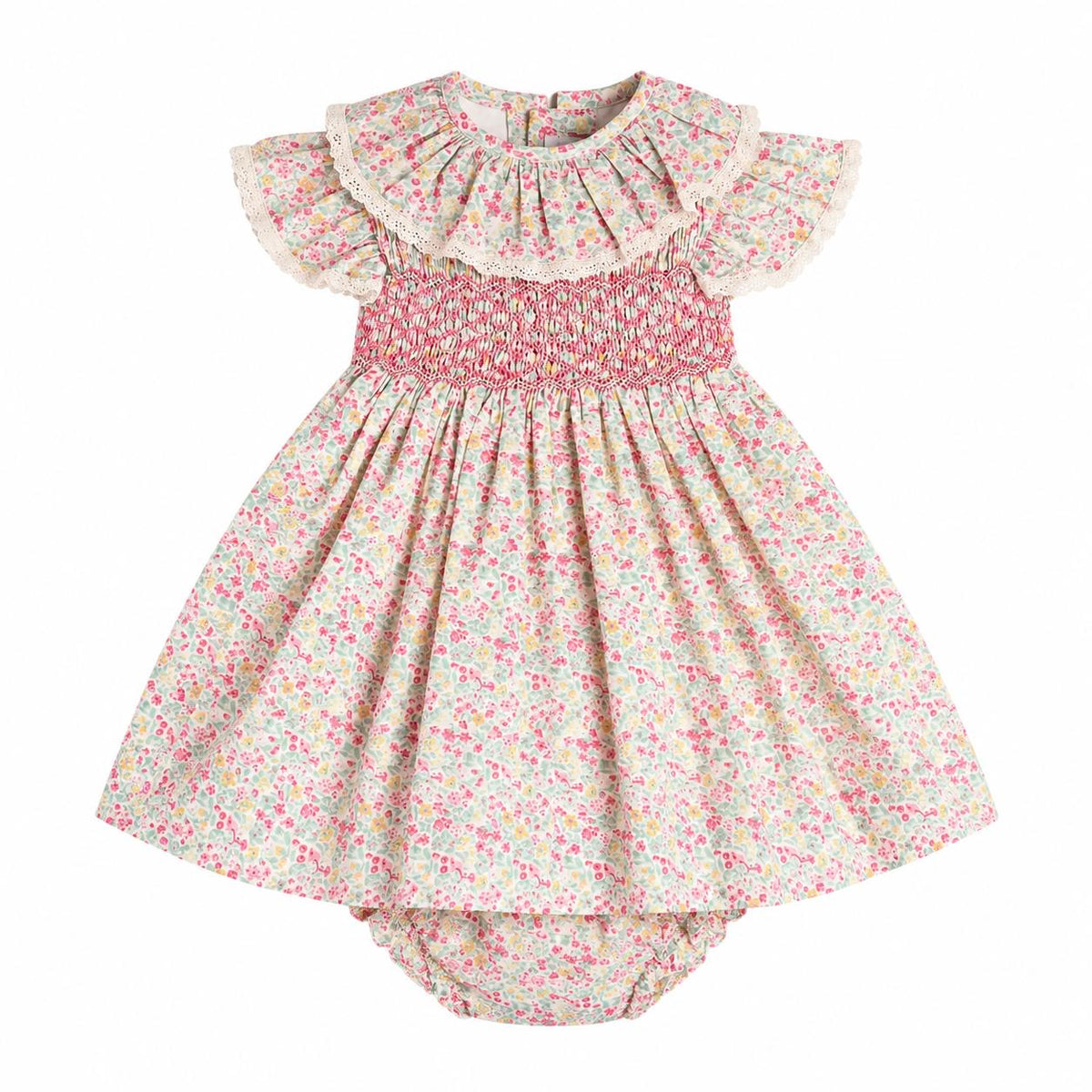 The Florence handsmocked dress & bloomer set