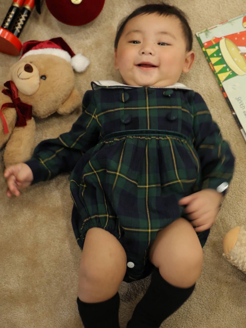 The Tartan Romper  (Gender neutral )