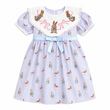 The Peter Bunny blue dress