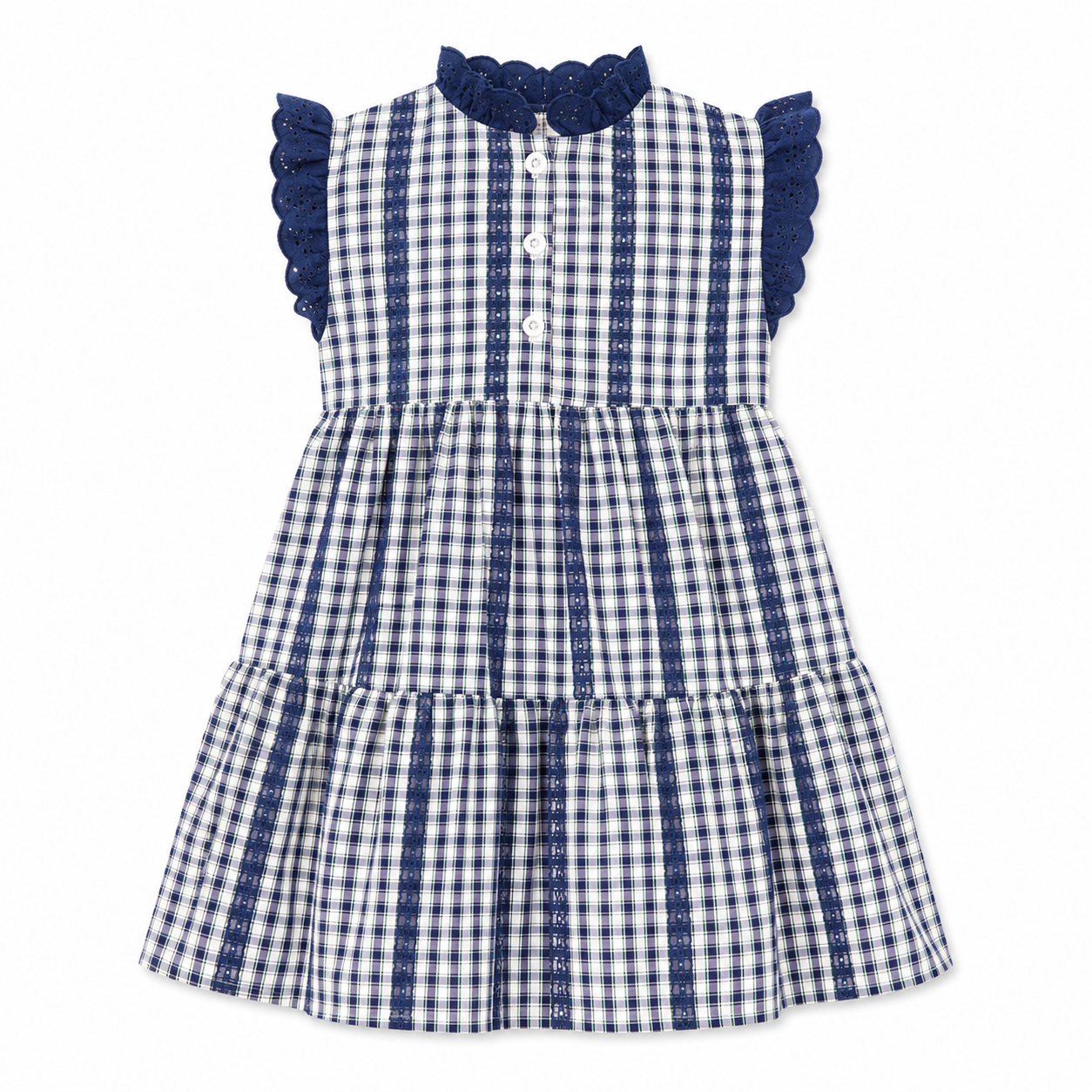 The Clara check dress