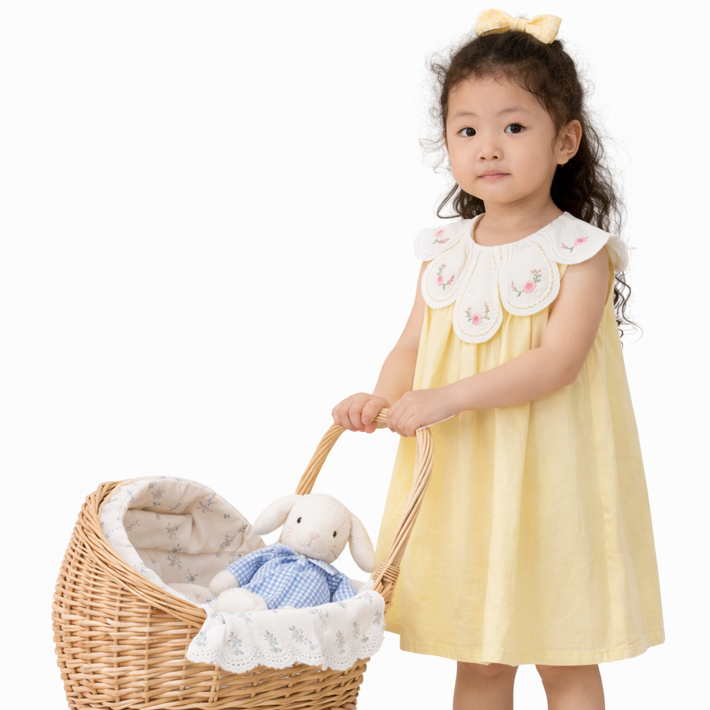 The Butter cup floral dress