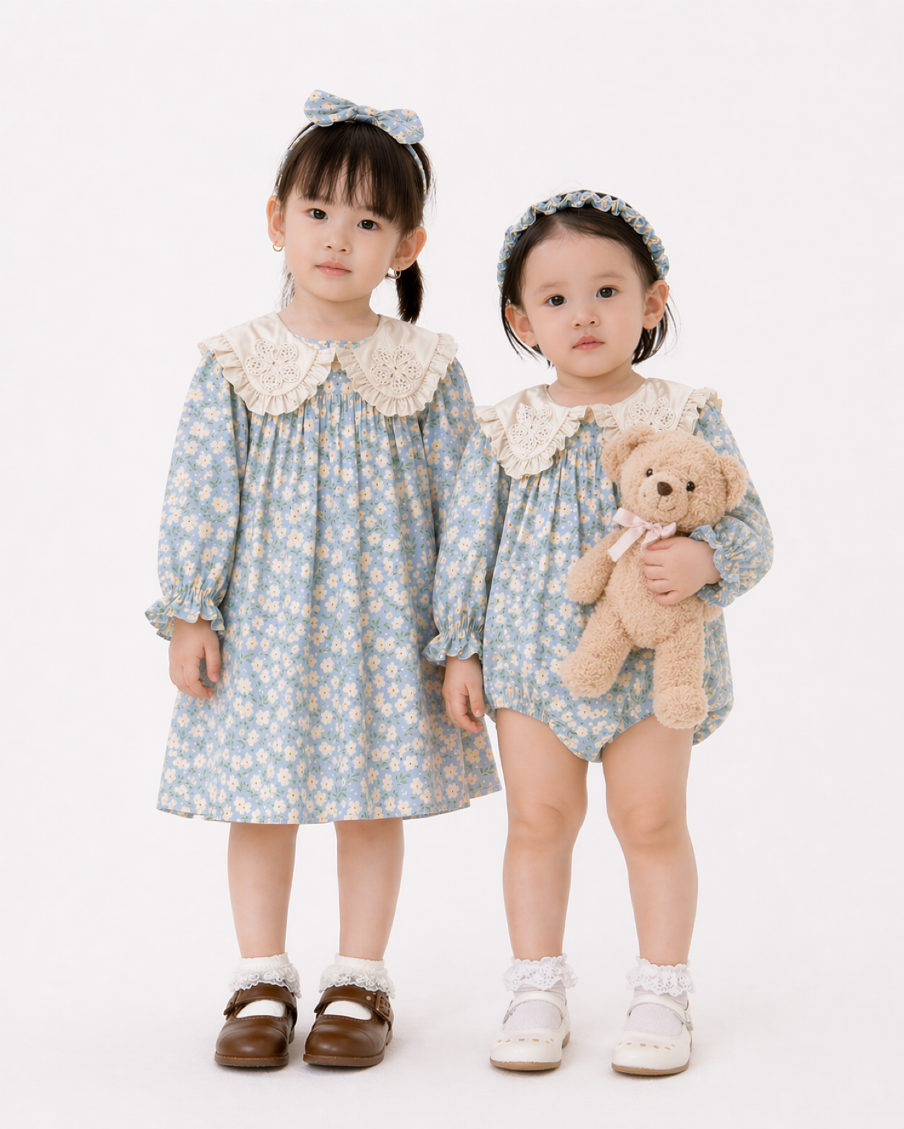 The Bluebell bloom romper
