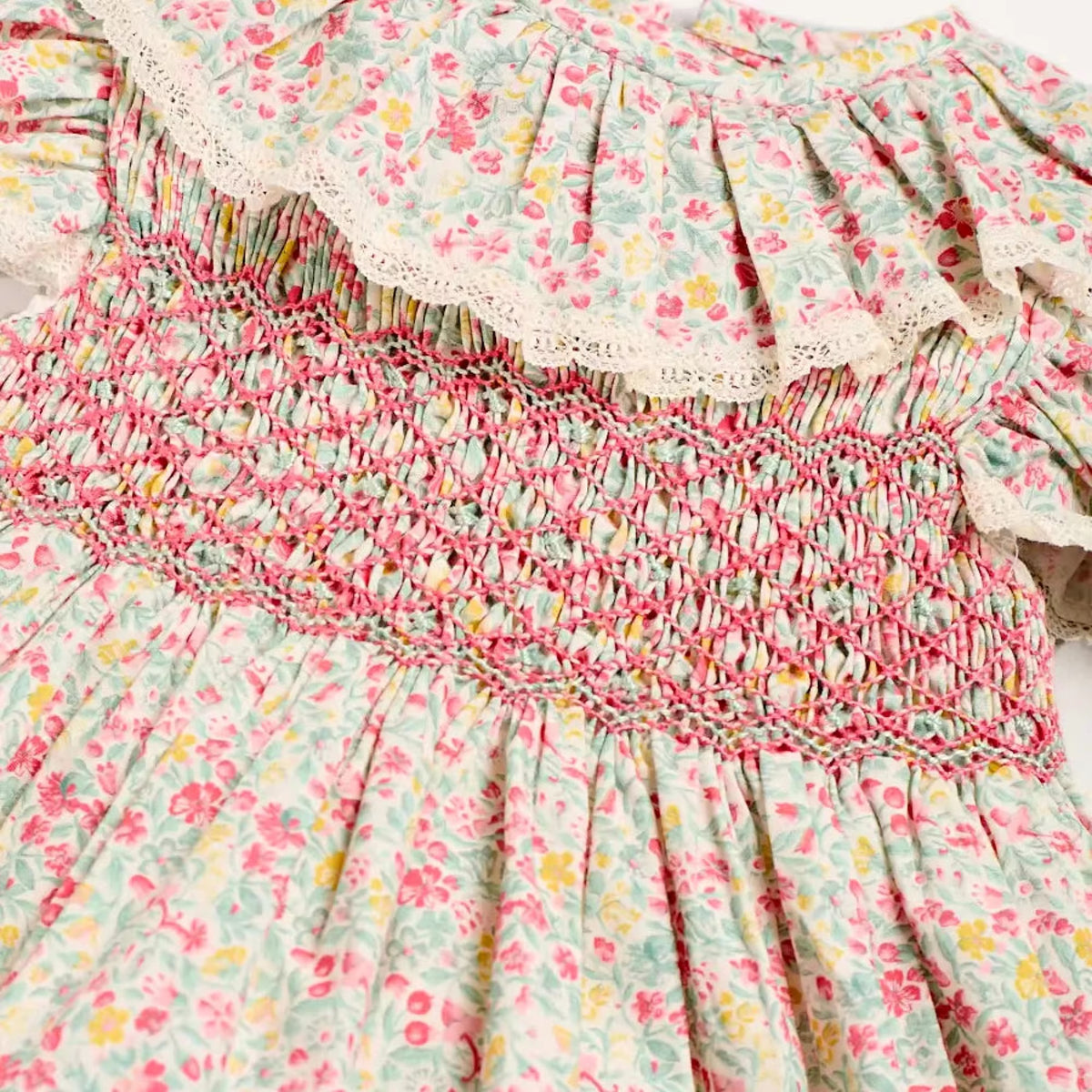 The Florence handsmocked dress & bloomer set