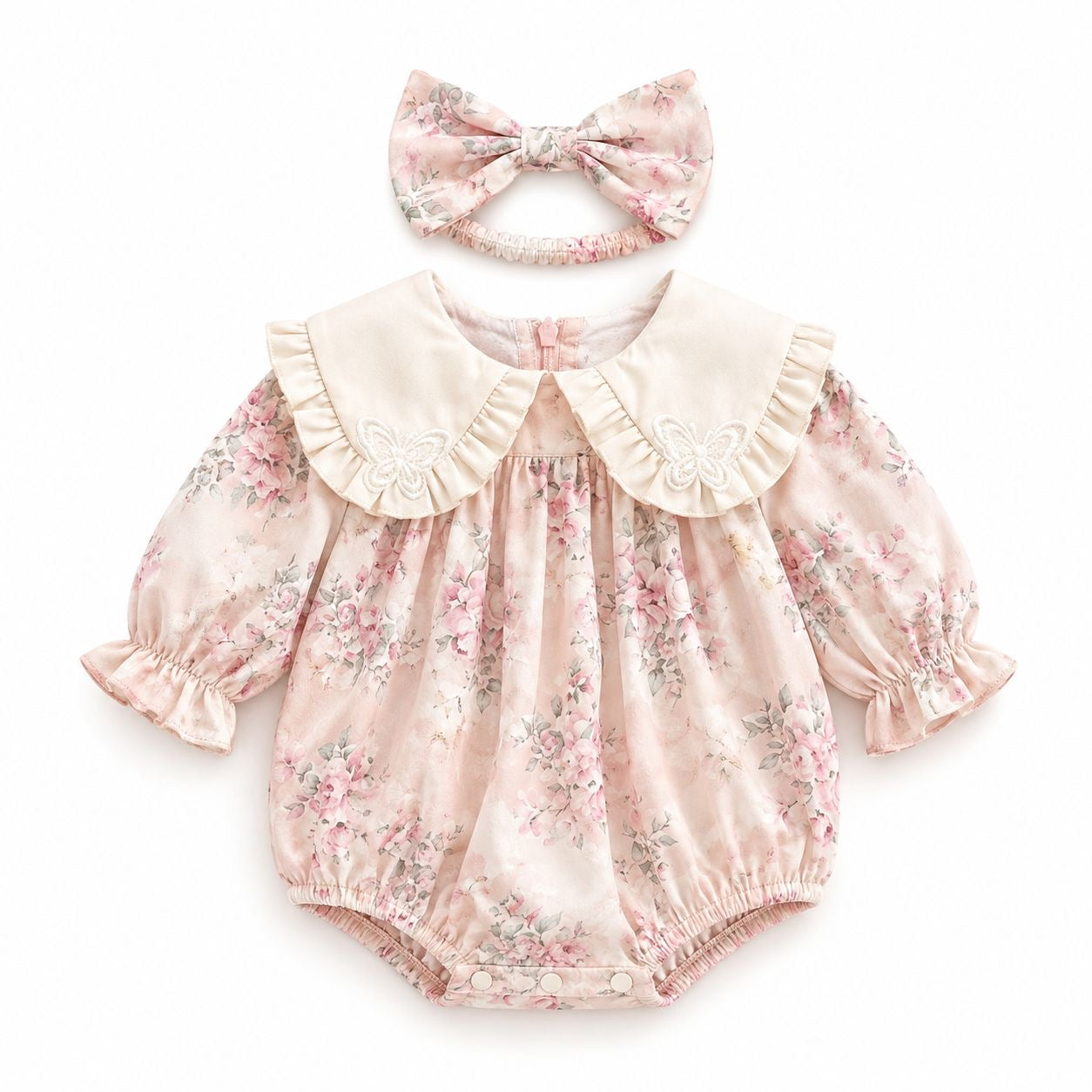 The Blush meadow romper