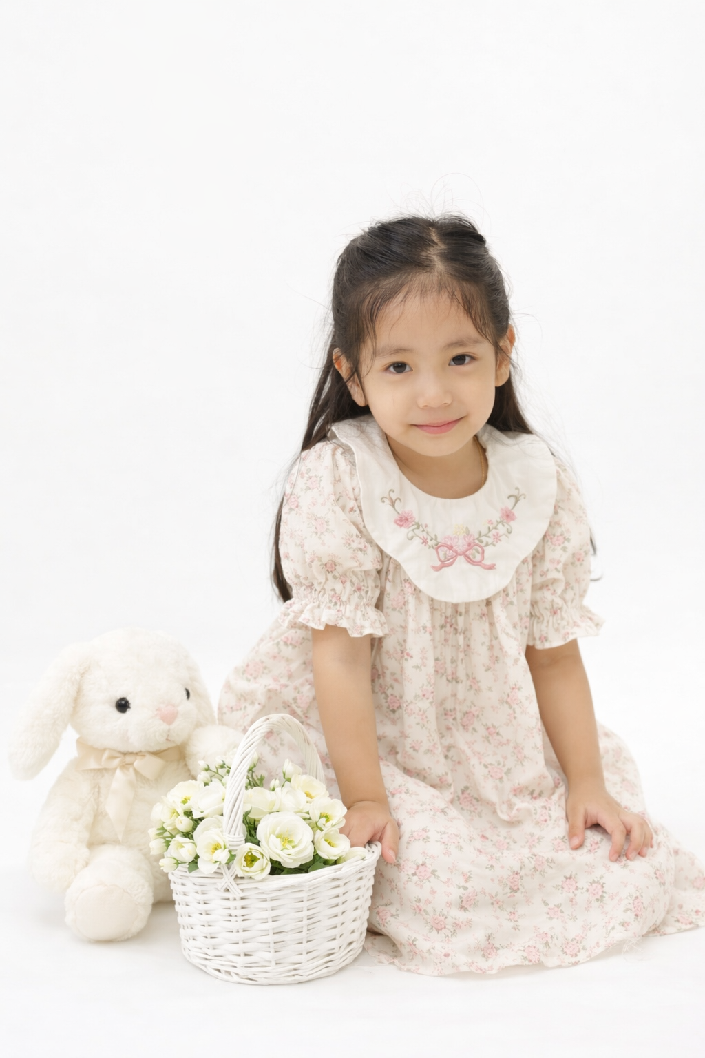 The Floral Bow dress