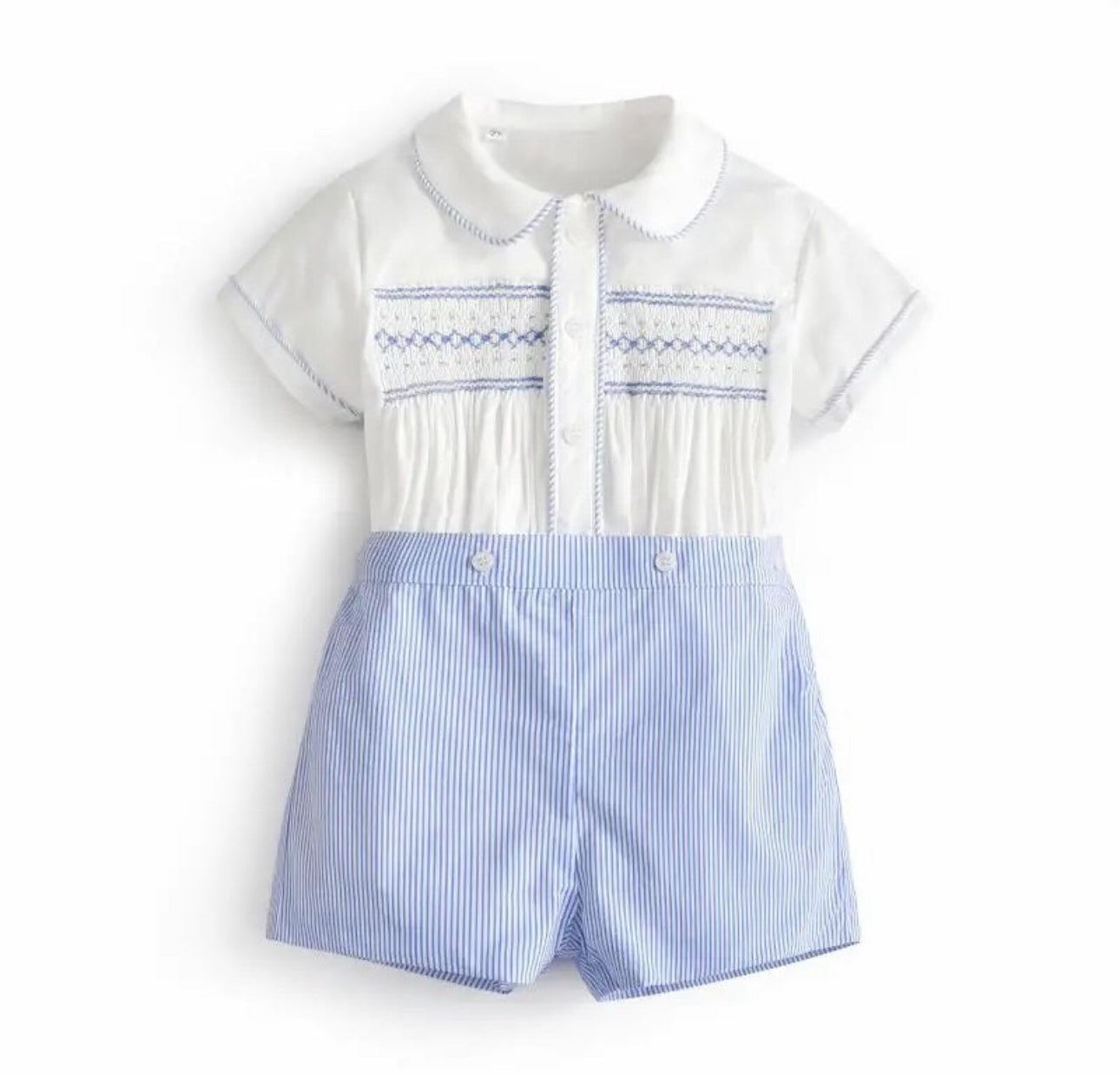 The Lewis Handsmocked Set