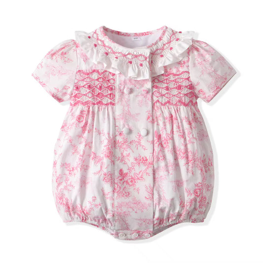 The Rosette Toile romper