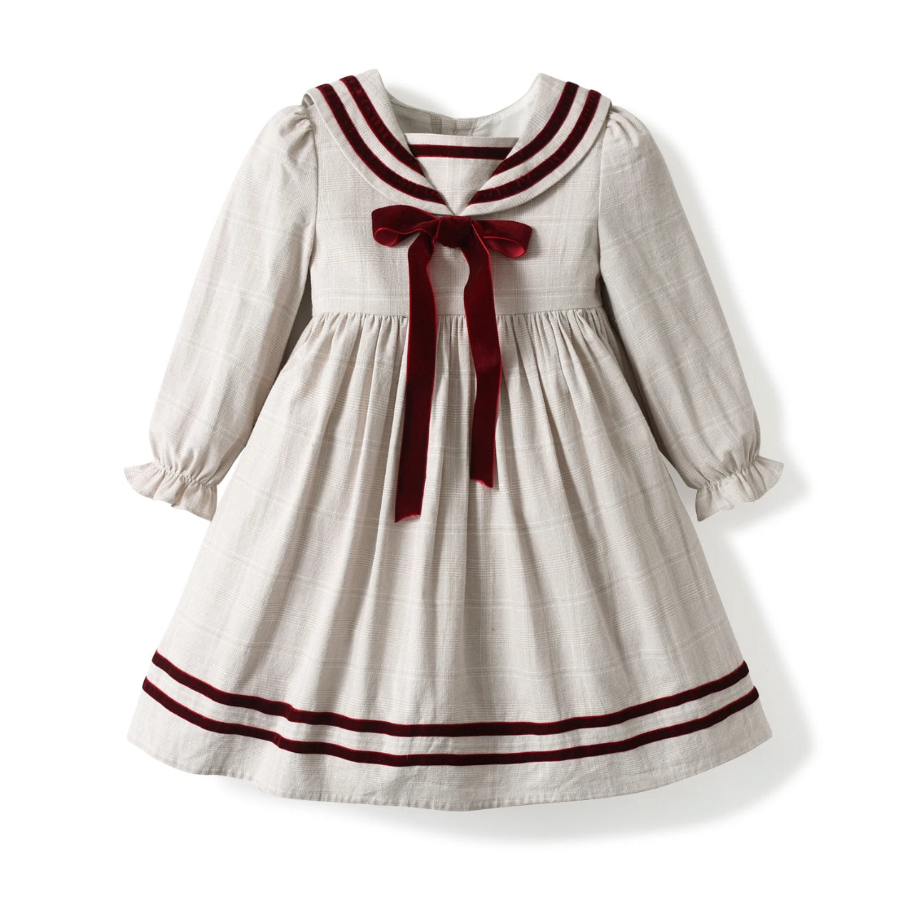 The Penelope Velvet Bow Dress