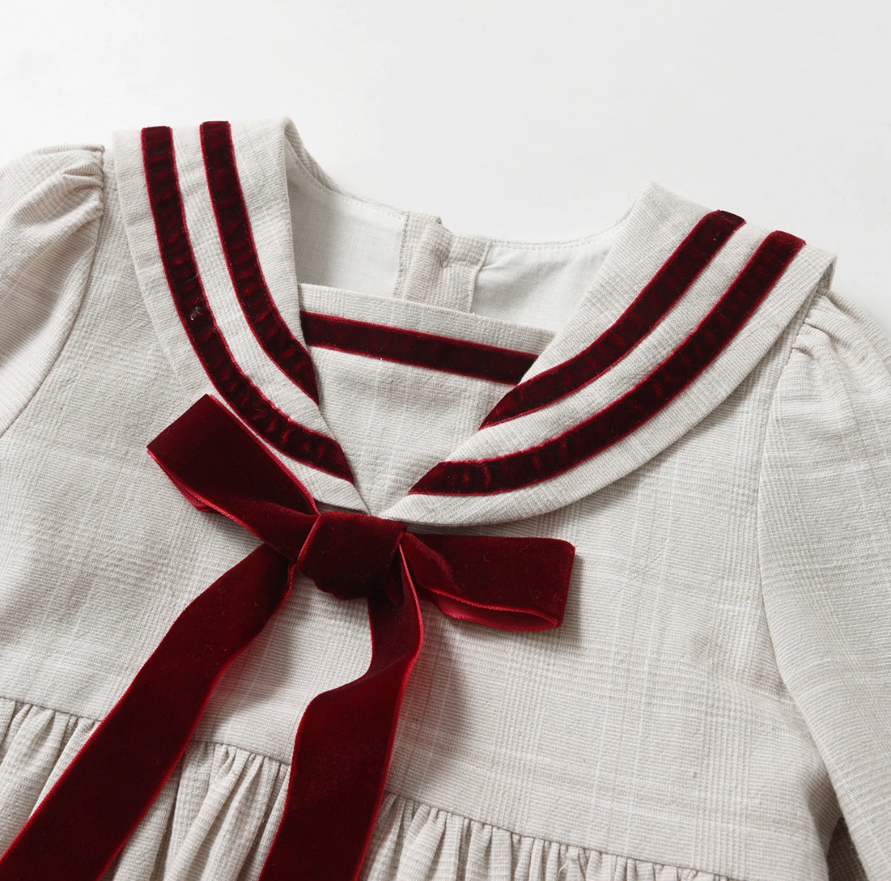 The Penelope Velvet Bow Dress