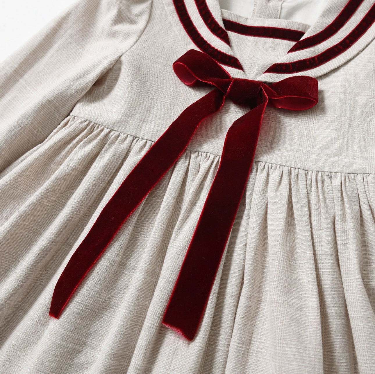 The Penelope Velvet Bow Dress
