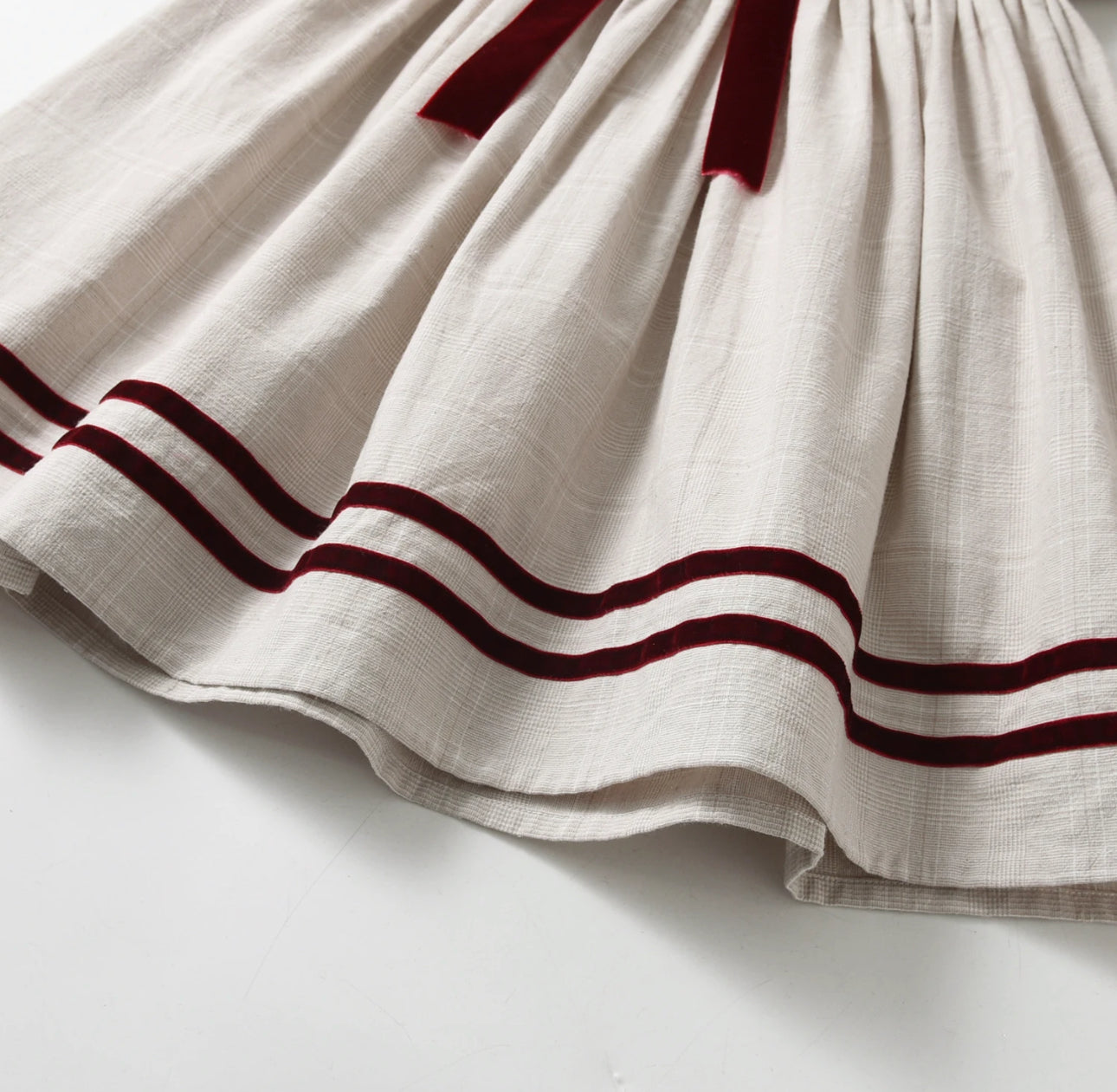 The Penelope Velvet Bow Dress