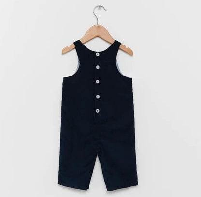 The Navy Corduroy Dungaree