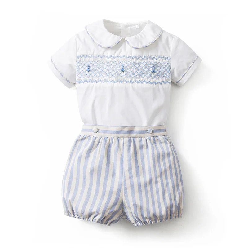The Henry Handsmocked Set