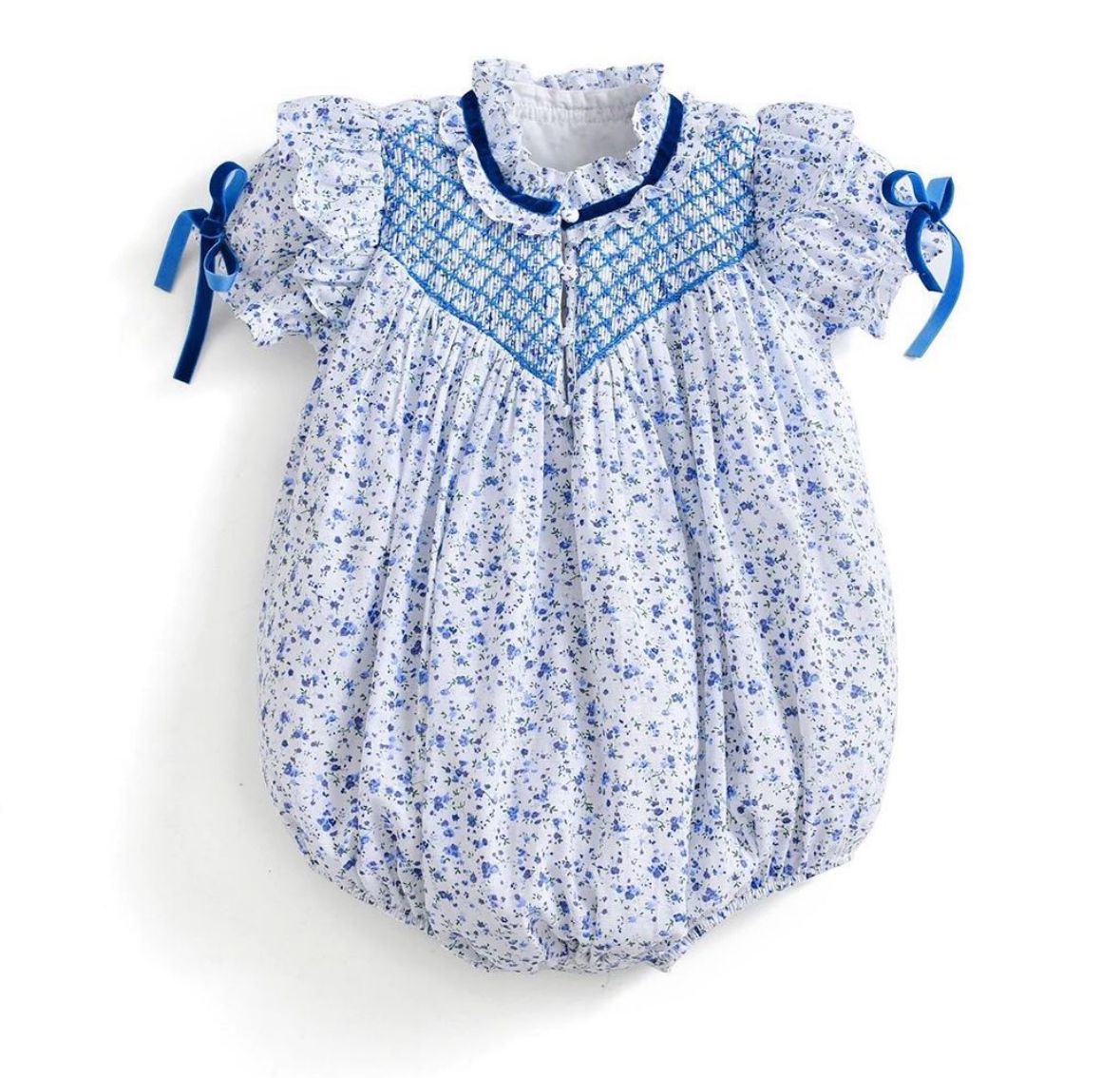 The Hydrengea Bow Romper