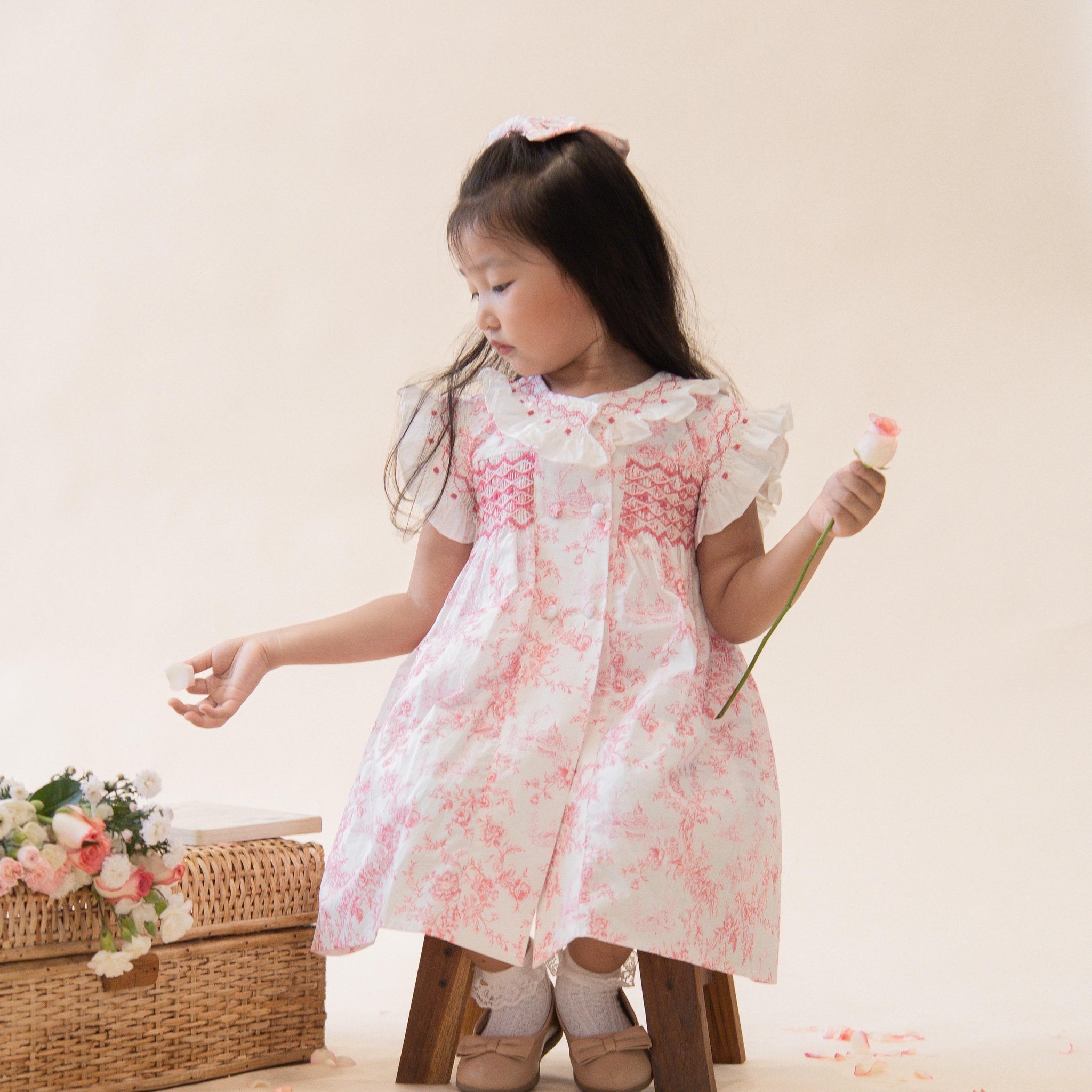The Rosette Toile dress